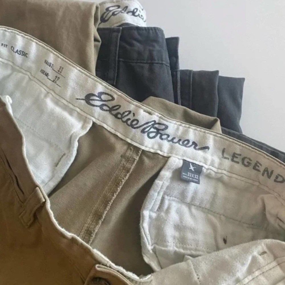 Eddie Bauer Bundle Fit Classic Pants size 32 - Picture 5 of 12